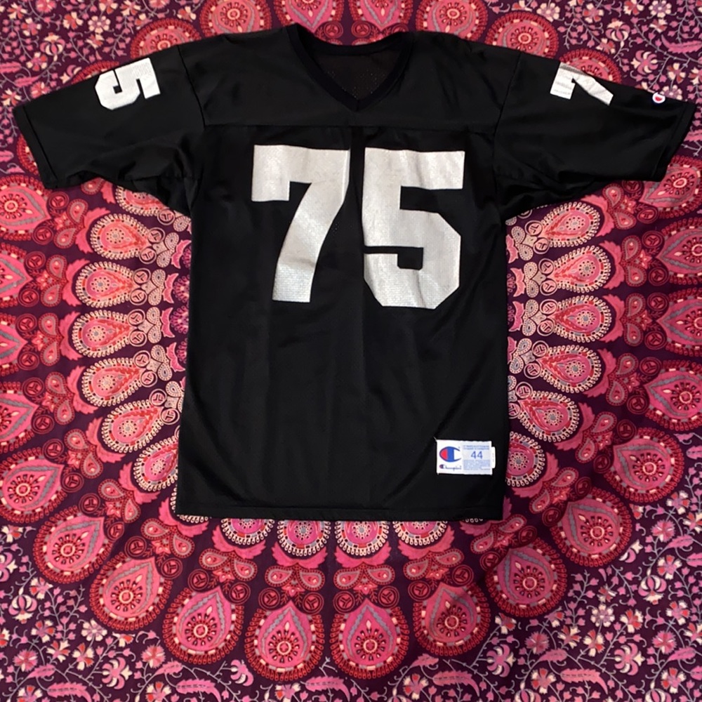 Vintage Champion Howie Long Raiders Jersey. Size 44